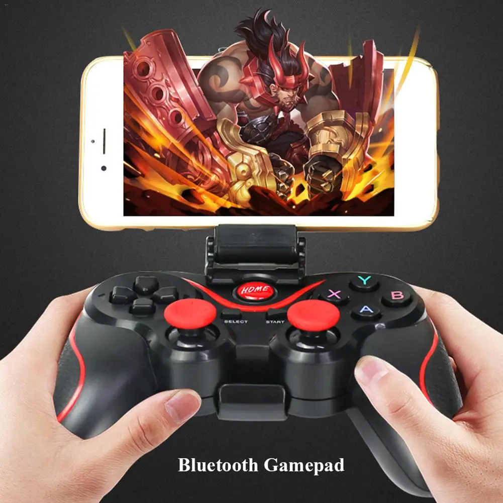 [Genuine]T3 Bluetooth Wireless Gamepad S600 STB S3VR Game Controller Joystick For Android IOS Mobile Phones PC Game Handle
