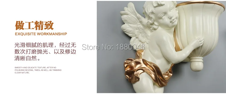 European style creative wall hanging, living room wall flowerpot pendant, TV background wall sofa wall decoration
