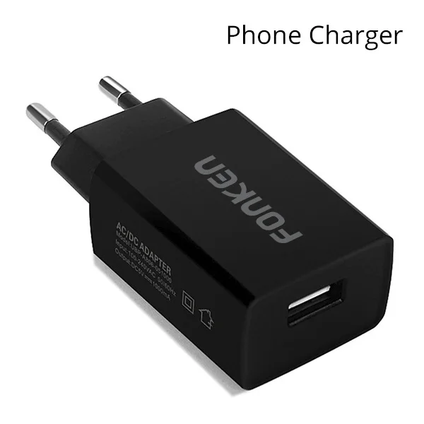 ANKNDO 5 в 1 А USB зарядное устройство Универсальное зарядное устройство для телефона безопасный корпус AC/DC адаптер питания Зарядка для Android мобильное зарядное устройство настенное зарядное устройство s - Тип штекера: Black Charger