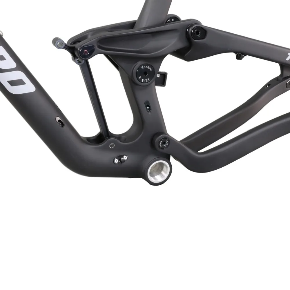 Flash Deal ICAN high quality full suspension frame carbon fiber mountain frames 27.5er plus mtb bike frame BSA rear 148X12 boost UD matte 12 Flash Deal ICAN high quality full suspension frame carbon fiber mountain frames 27.5er plus mtb bike frame BSA rear 148X12 boost UD matte 12