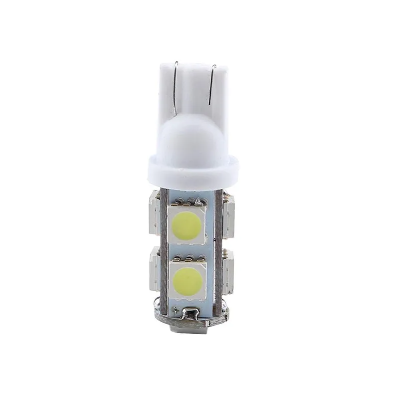 Leite 100 шт. T10 разъем 5050 9 SMD светодиодный для 194 168 192 W5W светодиодный сигнальный светильник угловой парковочный фонарь боковой габаритный светильник s