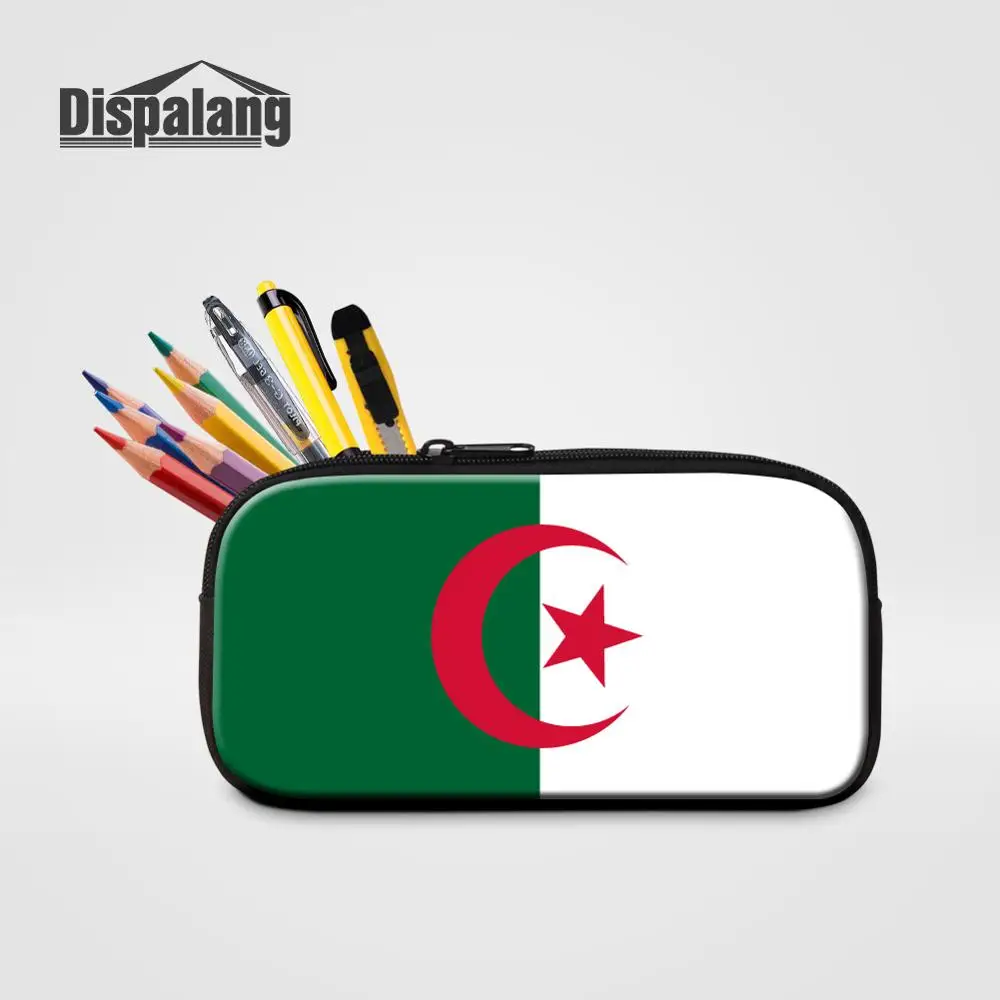 Pencil Case10 Dispalang чехол для карандашей с национальным флагом для девочек и мальчиков, портативный канцелярский женский милый косметичка, Детская маленькая коробка для ручек, сумка для школы - Цвет: Pencil Case10