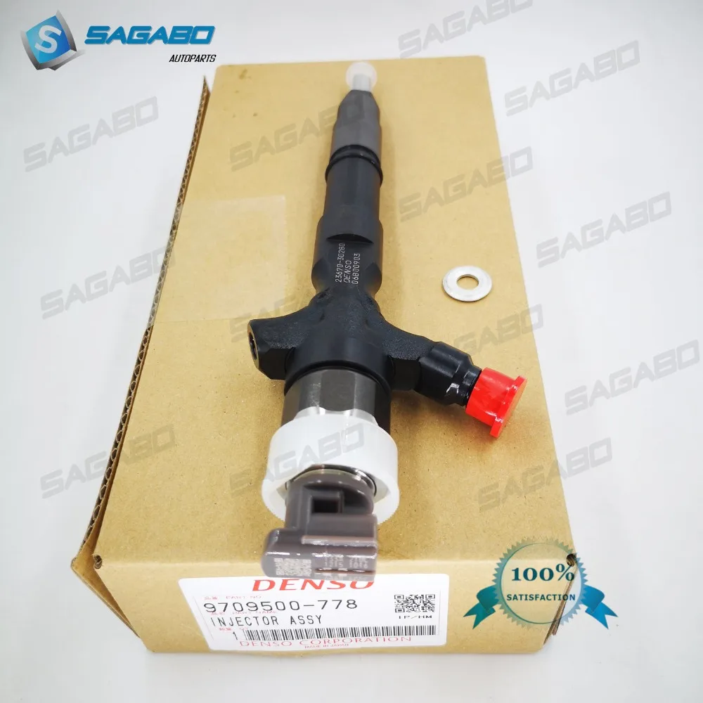 4 шт. натуральная новая Common Rail Инжектор 095000-7780/095000-7781/9709500-778 для 23670-30280