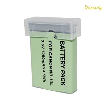 

Doscing 1250mAh NB-13L NB13L NB 13L Replacement Camera Battery For Canon G7X G9X G5X G7X Mark II G9X Mark II SX620 HS SX720 HS
