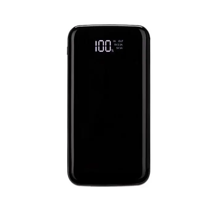 Двойной USB 10000 мАч power Bank зарядное устройство для i Phone X XS MAX XR 8 тонкий повербанк портативный внешний аккумулятор зарядное устройство