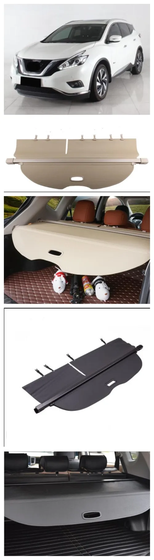 Автомобильный задний багажник тенты грузовой Чехол багаж Sheild для Nissan Мурано Third Gen авто аксессуары автостайлинг