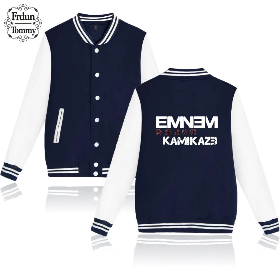 Frdun Tommee Eminem Kamikaze альбом хип-хоп куртки модный коллаж горячая Распродажа бейсбольная куртка с длинным рукавом Мужская/женская повседневная одежда