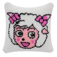 Подушки свинья прерываний фиксатора Kit Подушка коврик DIY Craft Cat 42 см на 42 см вышивки крестом рукоделие крючком подушки вышивка - Цвет: cx0404