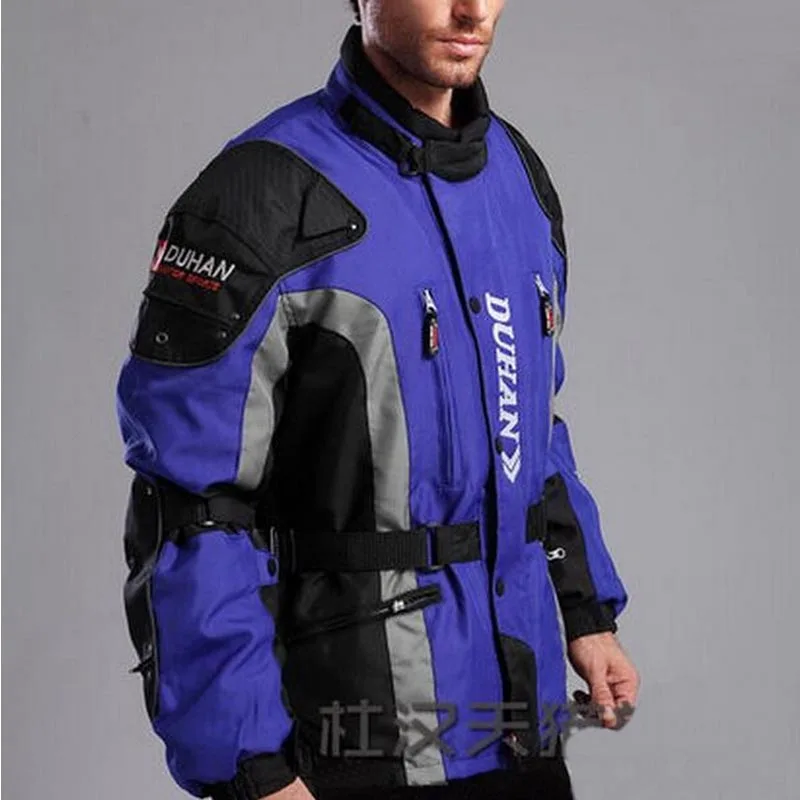 Moto rcycle DUHAN D-023 куртка для мужчин, Оксфорд мотопробег, гонки мото защита длинная ветрозащитная куртка теплая хлопковая подкладка