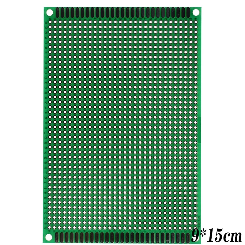 2er Set Lochrasterplatine 9x15cm – Einseitig, FR4 Glasfaser, Lötabstand 3,96mm, Durchmesser 1,7mm – Für Experimente Und Prototypen