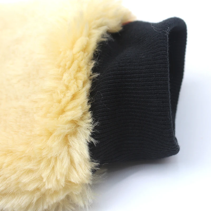 Wool Soft Car Washing Gloves Cleaning Brush Microfiber Plush Mitt Car Wash Glove Towel Detailing Brushes Sponge Tools 1 Pcs car cleaning tool