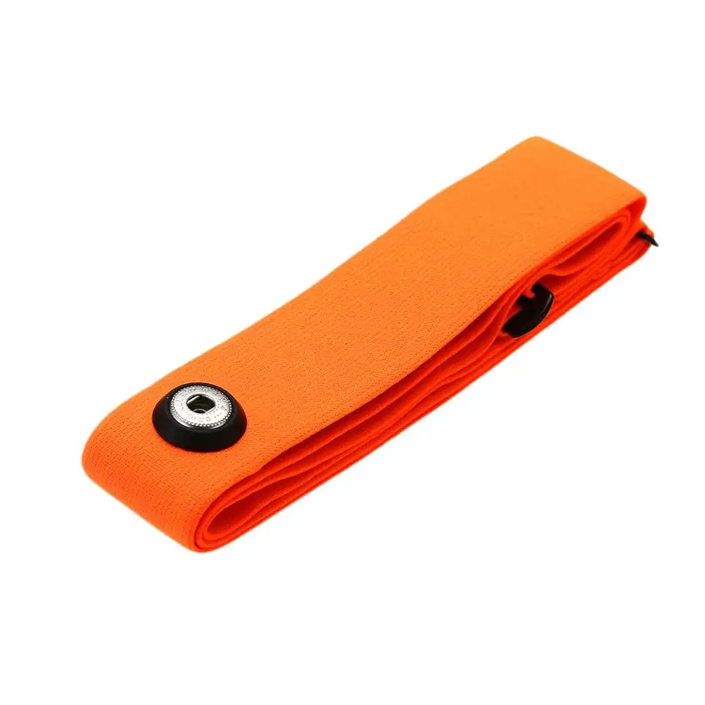 1 шт. Эластичный регулируемый нагрудный ремень для Wahoo Garmin Polar Sport Running пульсометр для Bluetooth 4 0 - Цвет: Orange