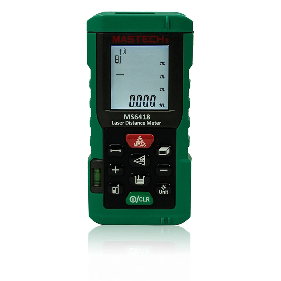 

MASTECH MS6418 Laser Distance Meter 80M Distance Measure Digital Range Finder With Bubble level