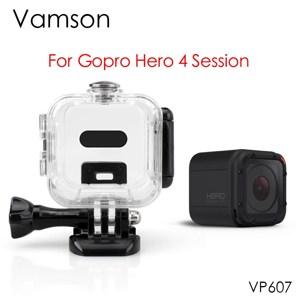 Vamson аксессуары для Gopro водонепроницаемые корпуса 45 м подводный дайвинг с винтовой основой для Gopro Hero 5 4 Session VP607