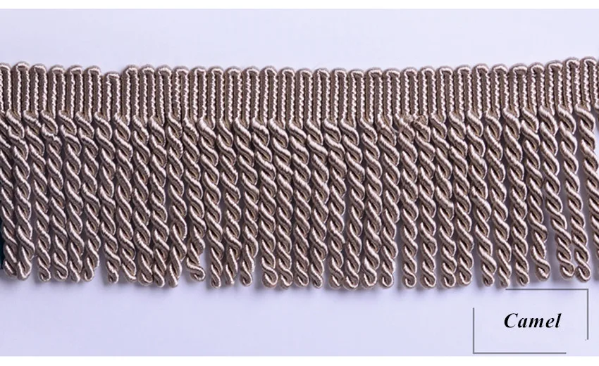 Qgvish 12 м/лот 10 см широкие занавески кружевные планки витые веревки DIY для штор ткани бахрома Аксессуары для штор кружевная лента