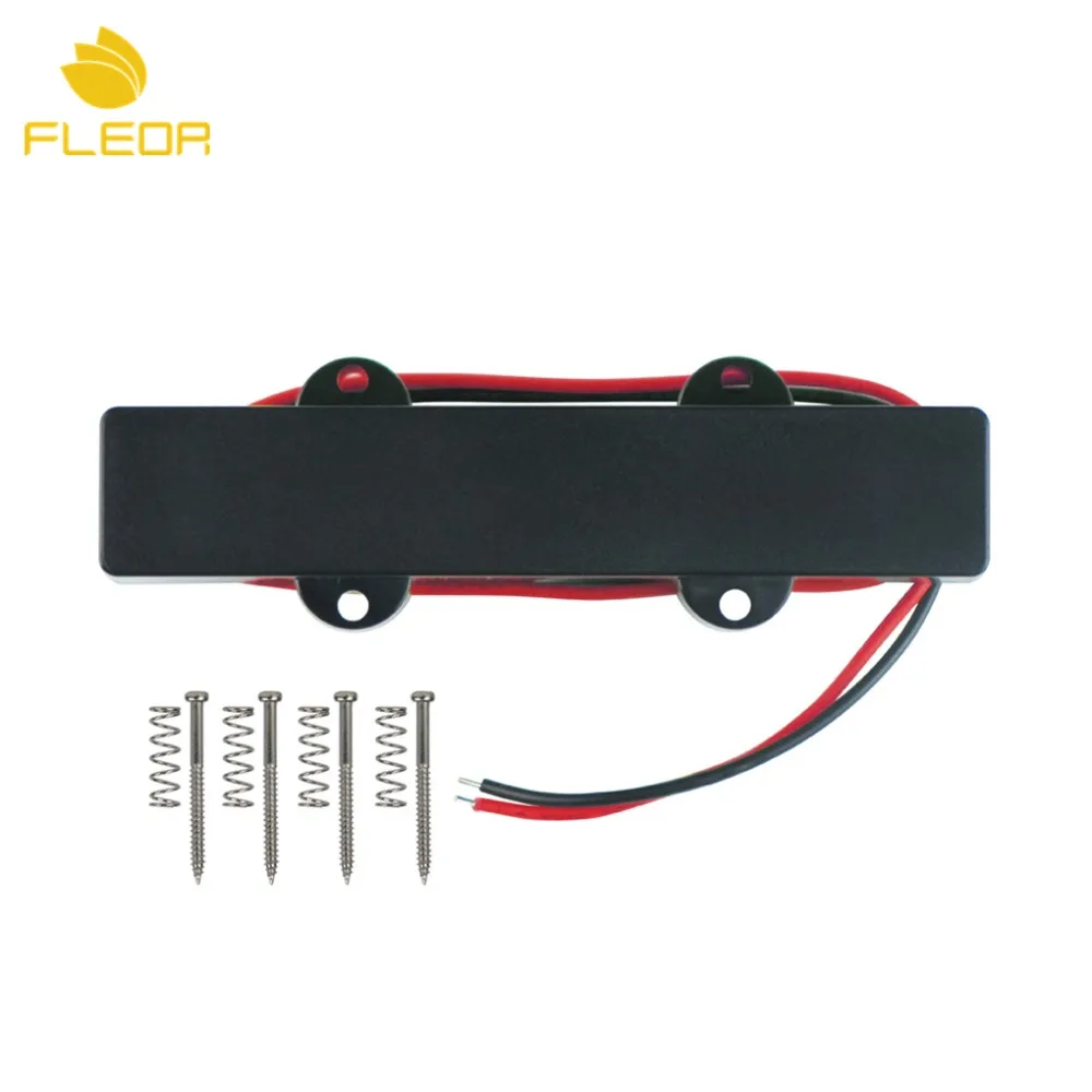 FLEOR Black Sealed style 4 String Bass Pickup керамический магнит для JB J Bass Pickup замена, шея или мост Pickup выбрать
