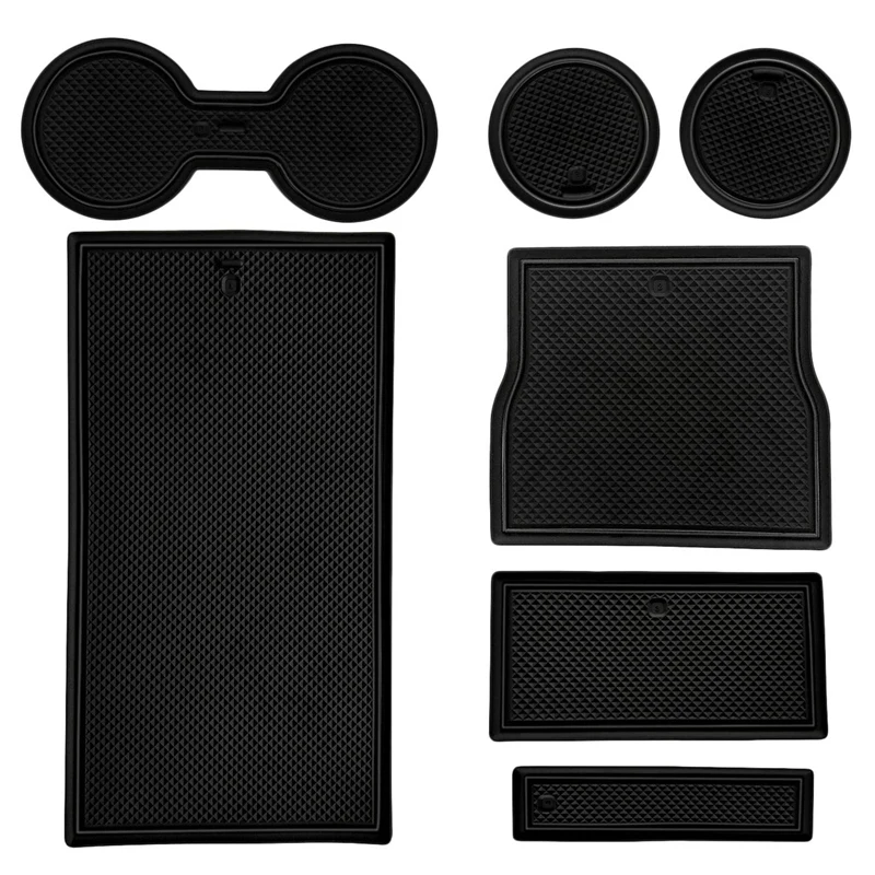 

Cup Holder Pads For Tesla Model 3 2017~2019 Cup Holder Center Console Liner Mats