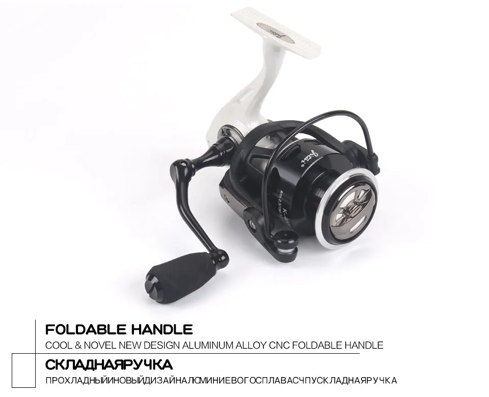 Molinete de Pesca de Água Lidar com Eva 9 + 1 Jitai Salgada Esquerda Direita Rolamentos Esferas Aço Inoxidável Carretel Metal Cnc Botão 3000 Mão 14 High Quality Esporte e Lazer