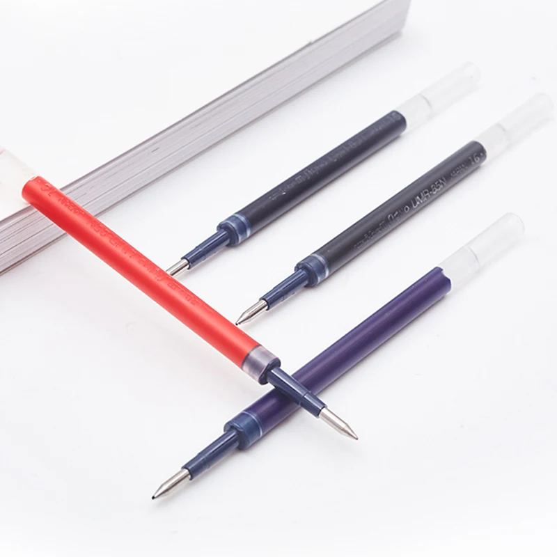24 шт Uni-Ball UMR-85 Signo Refills для UMN-152/207/105 микро линия 0,5 мм роликовый шар Япония черный/синий/красный/синий черный цвета
