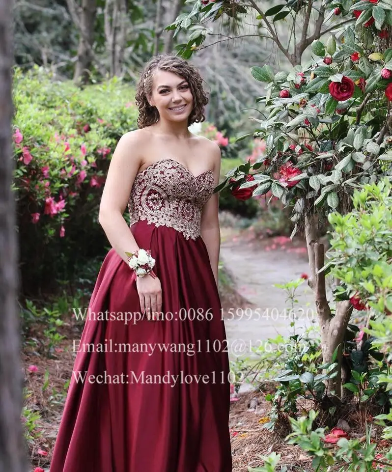 Бордовые платья Quinceanera с золотой аппликацией кружева А-силуэта Длинные Vestidos De 15 Anos африканские Сладкие 16 платье для выпускного вечера Гала платье - Цвет: Pictures color