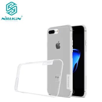 

10pcs/lot Phone case For iPhone 7 plus Cover Nillkin Nature TPU Soft Cover Case for iPhone 8 plus case Cover 5.5 inch