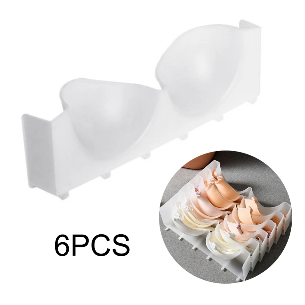 

6pcs/set 34*3*10cm Bra Underwear Lingerie Case Bag Storage Box Travel Portable Free Combination Suit Underwear Storage Box