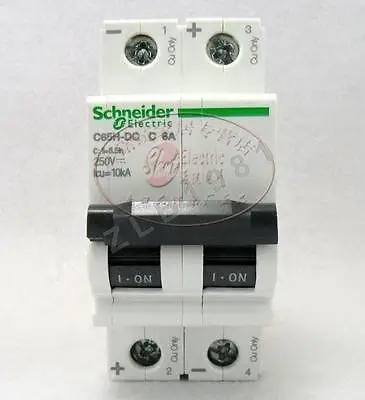 

DHL/EMS 5 LOTS 1PC NEW for Sch-neider C65H-DC 2P C6A Breaker -F2