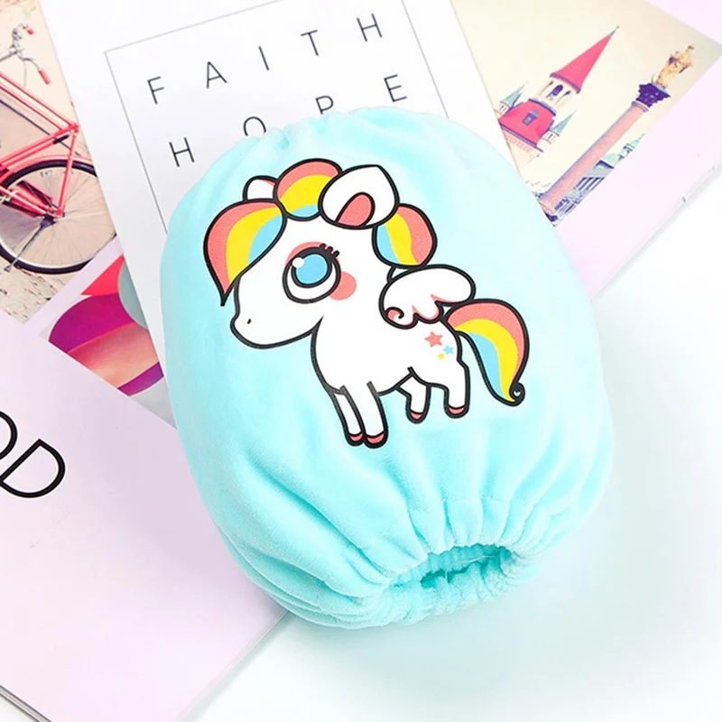 Случайный ребенок Kawaii Единорог хлопок одежда Пыльник манжеты нарукавники