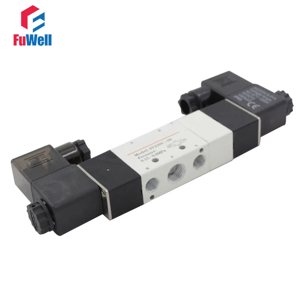 4 Way Pack of 10 Pack of 10 Closed Center AC 1/4 NPT 4V230C-08-AC220-10PK 3 Position 220V 1/4 NPT MettleAir 4V230C-08-AC220 Double Solenoid Valve 4 Way Pack of 10 Pack of 10 Closed Center AC 1/4 NPT 4V230C-08-AC220-10PK 3 Position 220V 1/4 NPT MettleAir 4V230C-08-AC220 Double Solenoid Valve