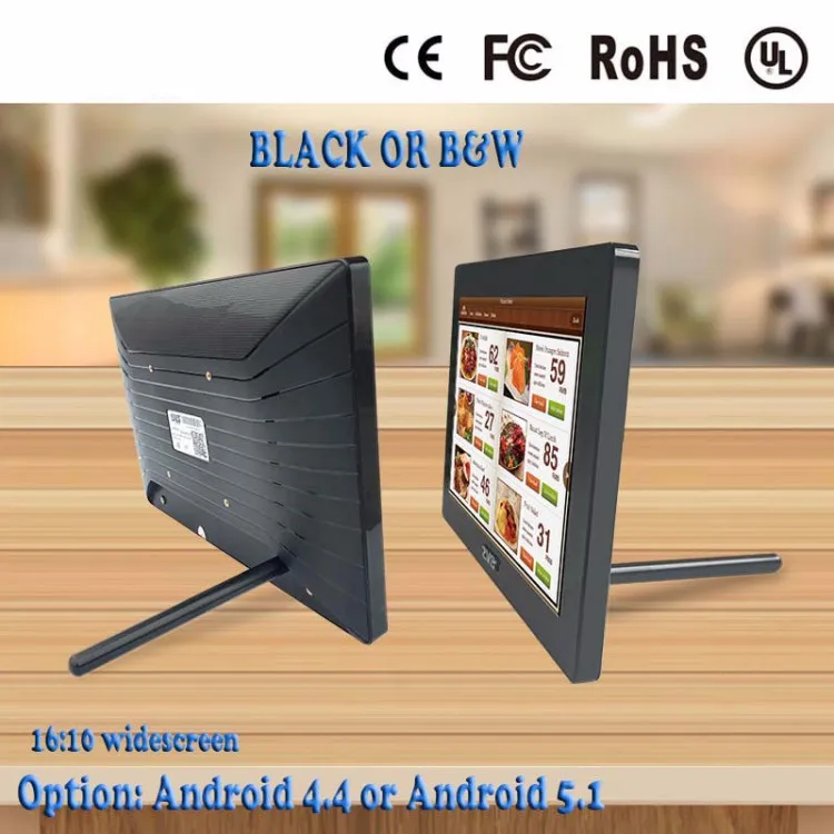 Android 4.4/5.1 сенсорный экран белый или черный 10.1 дюймов IPS android touch Реклама все в одном ПК