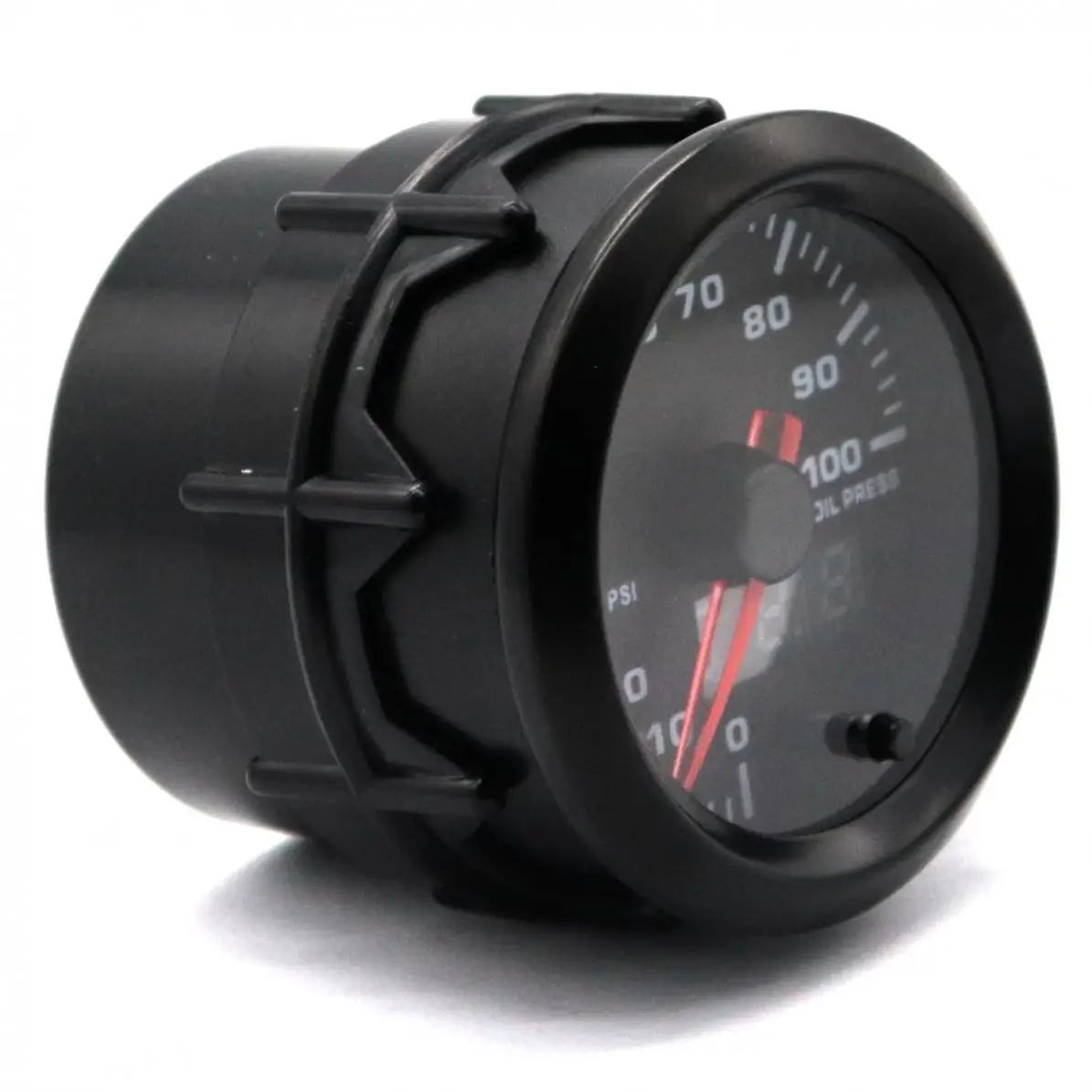 52 мм 2 дюйма Универсальный двойной дисплей 12V 0~ 100 PSI 7 цветов подсветка Универсальный Автомобильный измеритель давления масла