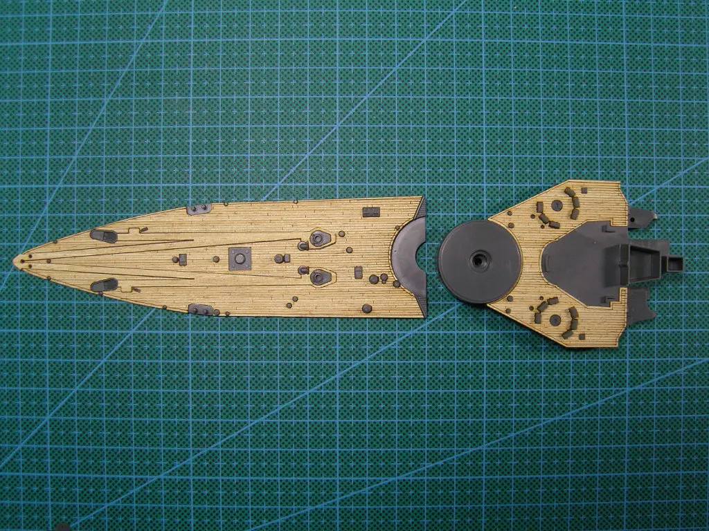 ARTWOX agency Aoshima 041178 battleship Алмазная японская деревянная колода AW10015