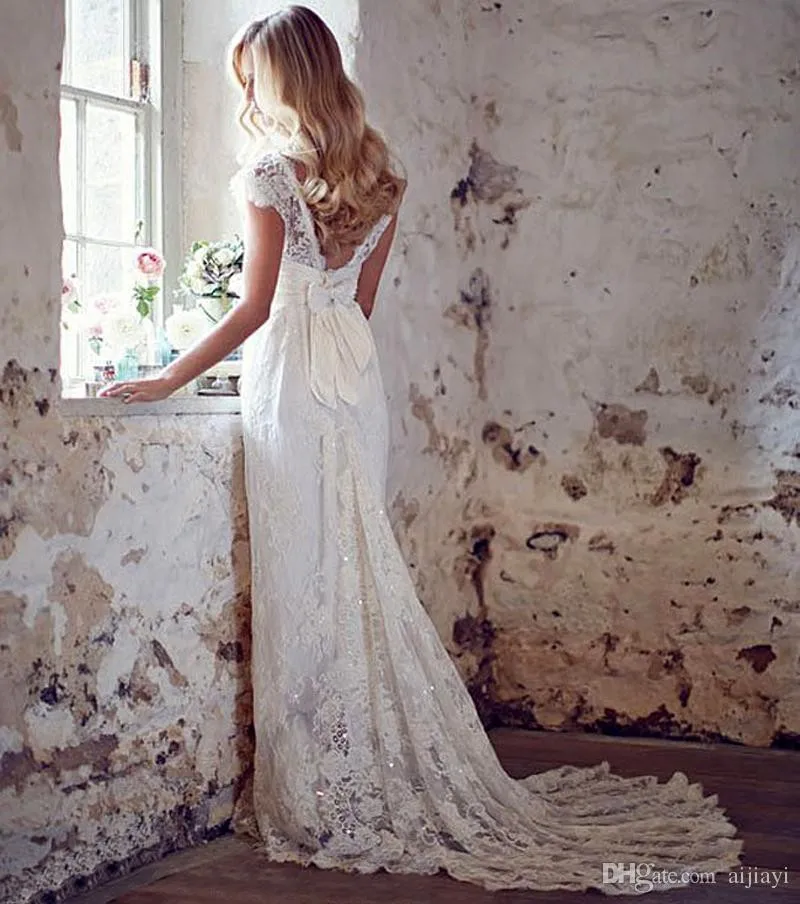 Дешевые Длинные свадебные платья без спинки с коротким рукавом vestido de noiva robe de mariee свадебное платье русалки свадебное бальное платье