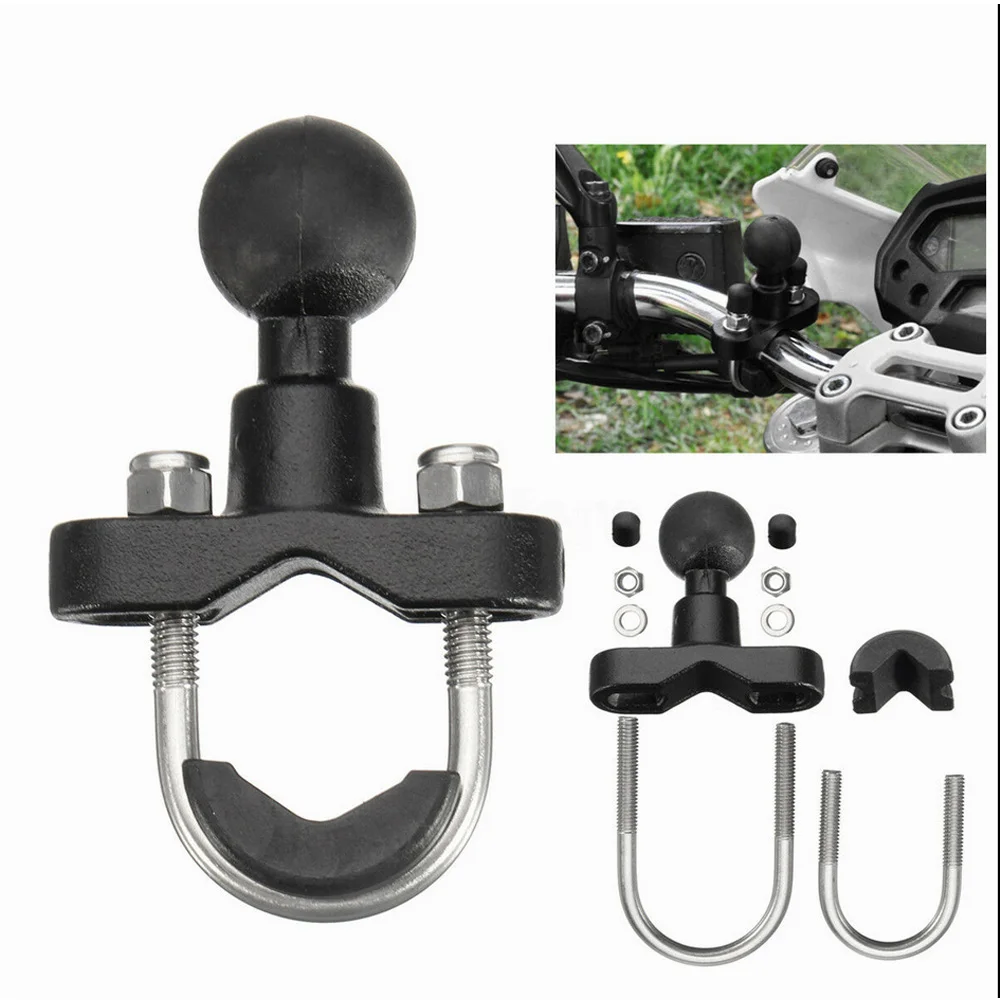 

Universal U-Bolt Motorcycle Motorbike Handlebar Mount Base 1