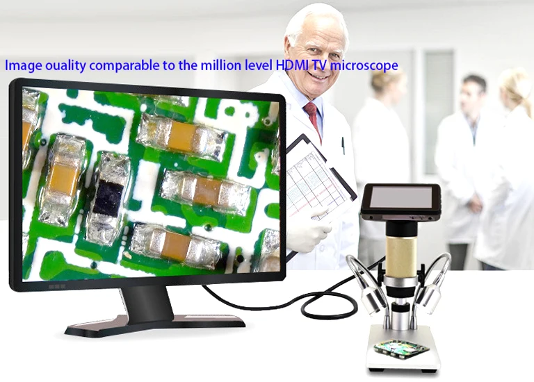 300X HDMI 3.0MP электронный цифровой USB микроскоп 1080P пайки микроскоп объектив видеокамеры для обслуживания мобильных телефонов