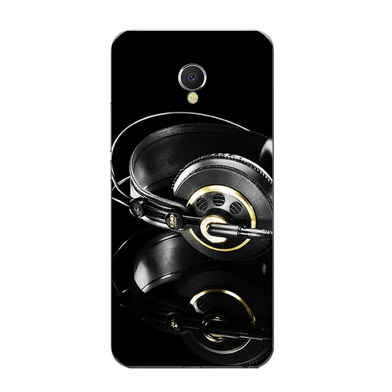 Чехол для телефона для Meizu Pro7 MX6 чехол для Meizu MX5 MX4 MX4 Pro в виде ракушки 5,5 Дюймов Полное покрытие чехол для диска Блю-Дизайн Музыкальные инструменты роспись