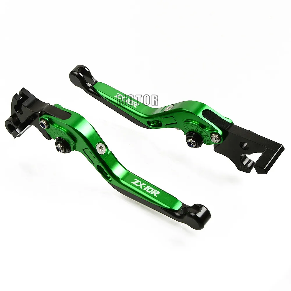 Мотоцикл Рычаги Тормозная система сцепления для Kawasaki NINJA ZX10R ZX 10 R 10R ZX10 R ЧПУ Регулируемый складной Extendent рычаги