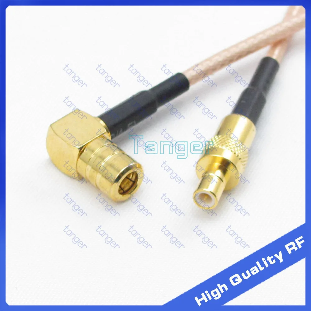 

Tanger SMB male plug to SMB female jack right angle with 20cm 8inch RF RG316 RF Coaxial Pigtail High Quality Low Loss cable
