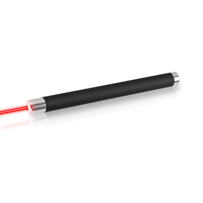 CWLASER 5mW 405nm фиолетовый/450nm синий/532nm зеленый/650nm красный лазерный указатель ручка с ручным хвостовым переключателем(черный - Испускаемый цвет: Red Laser