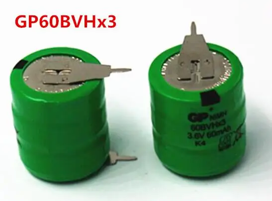 Аккумулятор 60BVHx3 3,6 V 60mah Ni-MH аккумуляторная батарея GP60BVH никель-металл-гидридные аккумуляторные батареи ноги 5 шт./лот