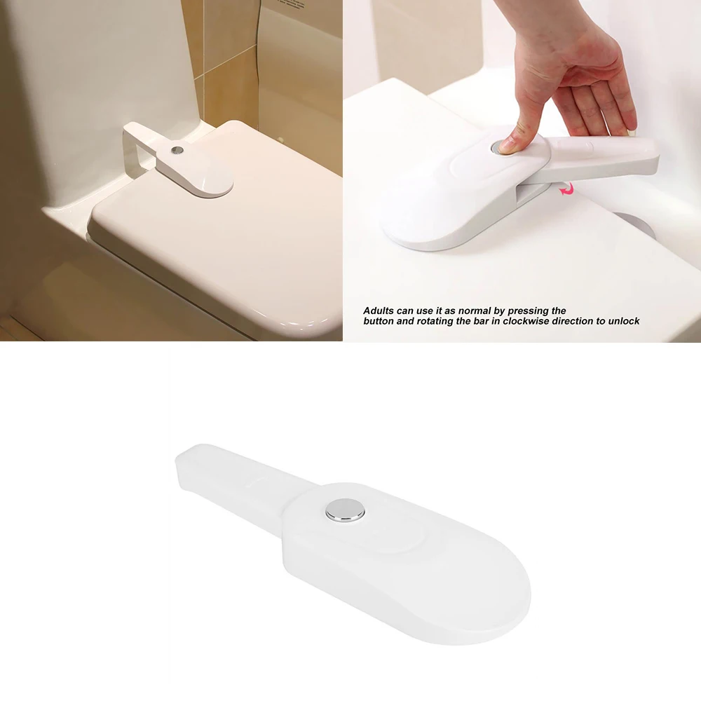 Baby Child kids safety lock Toddler Kids Toilet Seat Lid Locks Security