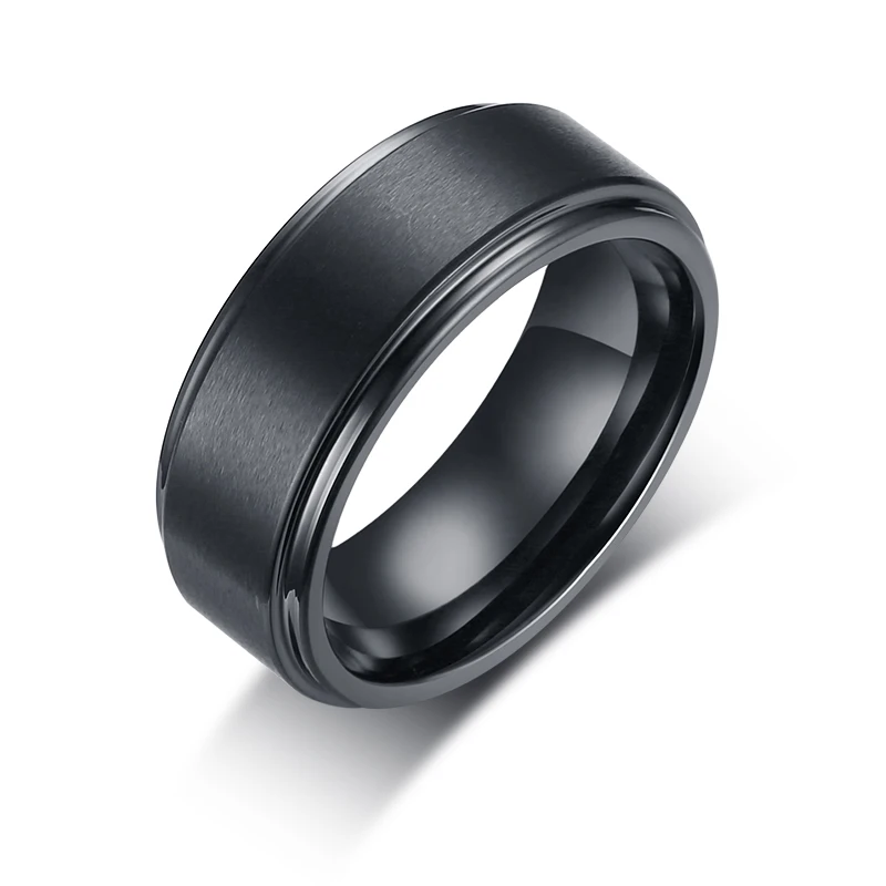 8mm For Men Meaeguet модное черное вольфрамовое Карбидное обручальное кольцо для пары для мужчин и женщин обручальное кольцо ювелирное изделие подарок на день Святого Валентина - Цвет основного камня: 8mm For Men