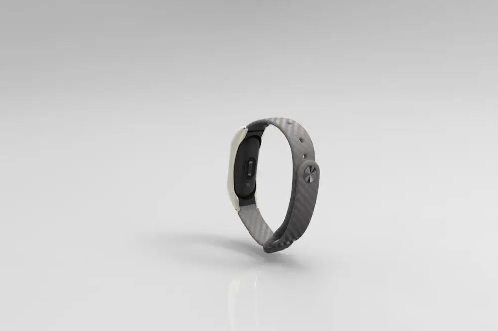 Hangrui mi Band 2 ремешок металлический карбоновый сменный ремешок для Xiaomi mi 2 фитнес-трекер аксессуары для смарт-браслета - Цвет: Серый