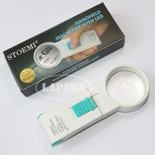 STOEMI 4X 7X 10X 14X высококачественный, карманный светодиодный светильник световая Лупа асферическая линза оптический инструмент для чтения ремонта ювелирных изделий