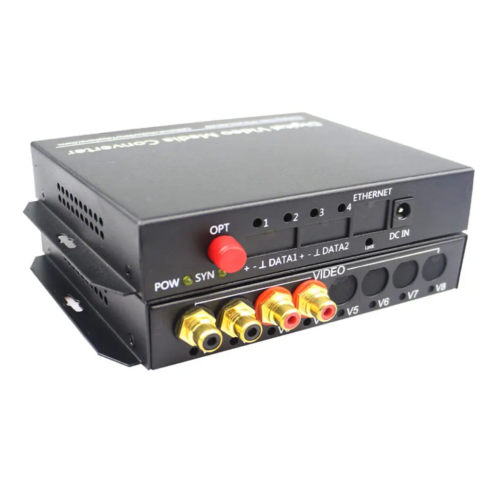 2CH Bidirection Audio Fiber Optical Transmitter Receiver Converters