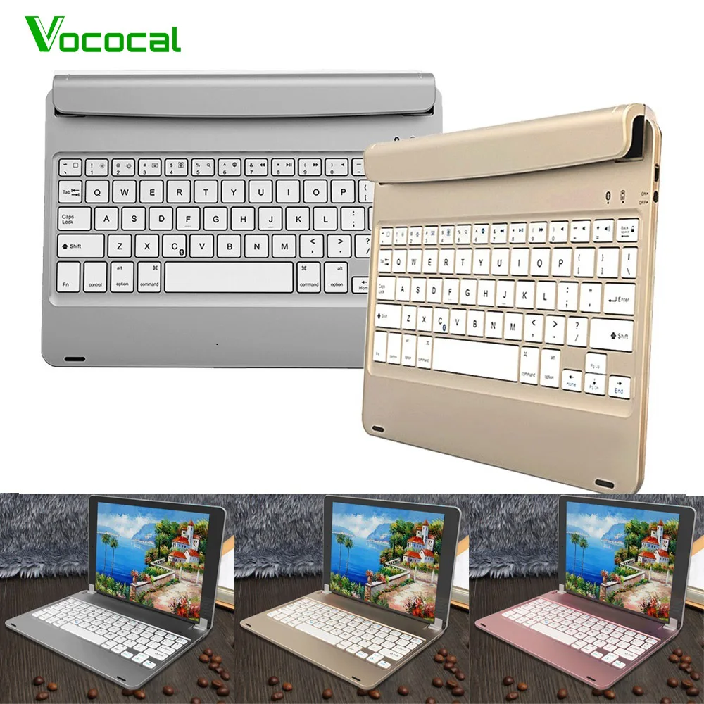 Vococal Universal Bluetooth Keyboard Keypad Touch laptop Case Cover