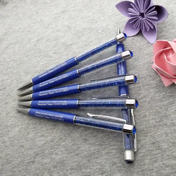 

Unique Cheap souvenirs for Wedding & Engagement or Grand Event 500pcs a lot diamond pens custom print free with your logo/email