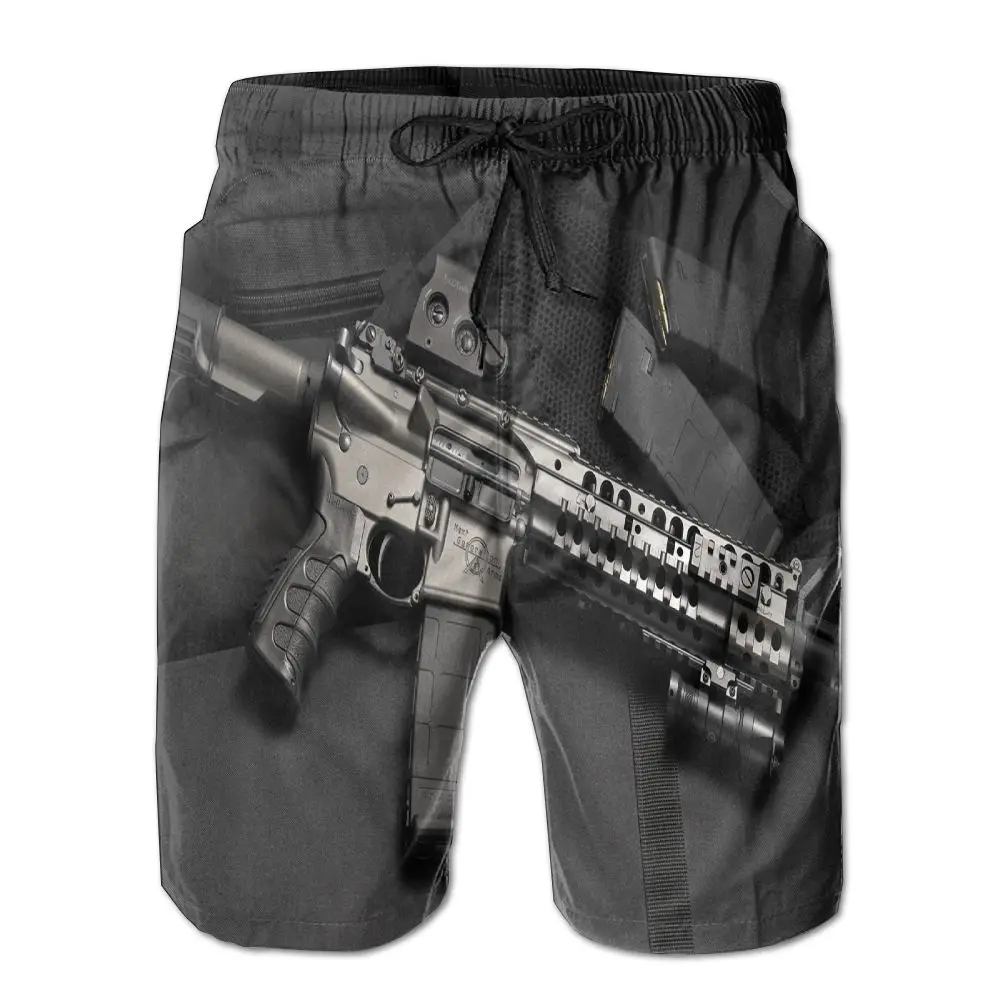 SAMCUSTOM мужские ваши ноги не будут потеть и будут дышать быстросохнущая ультра легкая дышащая обувь для отдыха дома Шорты ar15 3D пляжные шорты с принтом - Цвет: Небесно-голубой