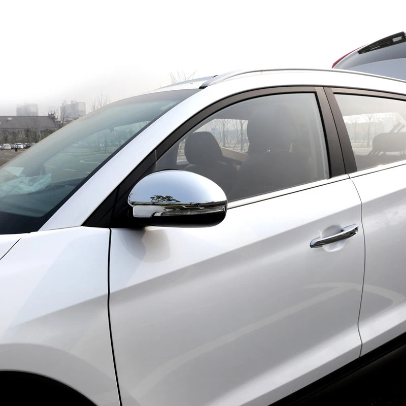 ABS хромированный заднего вида зеркало заднего вида отделка 2 шт для hyundai Tucson автомобиль Стайлинг Аксессуары