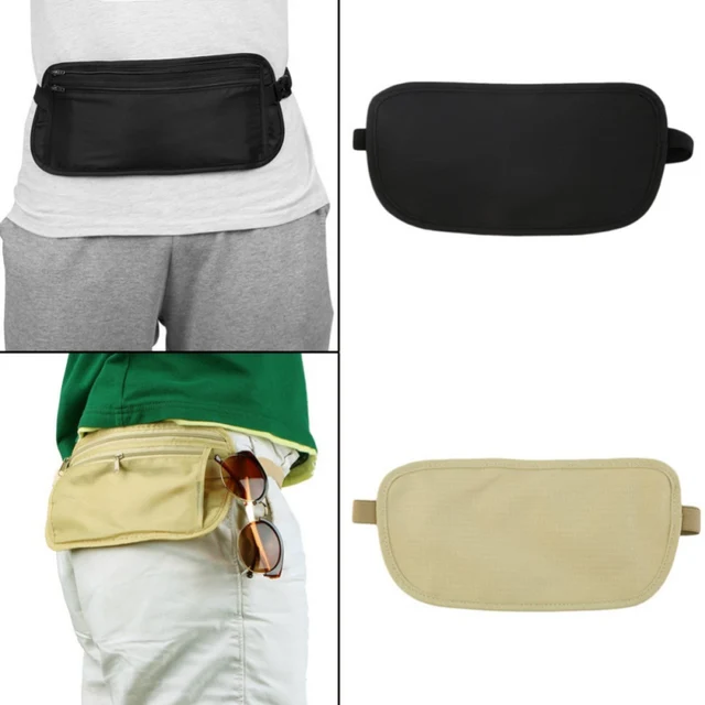 New Outdoor Bags Travel Pouch Hidden Zippered Waist Compact Security Money running / sport Waist Belt Bag